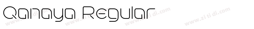 Qanaya Regular字体转换